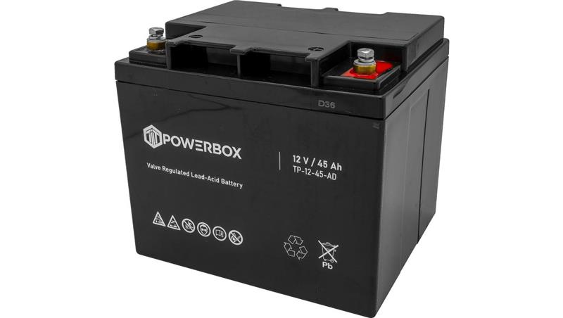 POWERBOX Akumulator VRLA AGM 12V 45Ah-84801 POWERBOX Akumulator VRLA AGM 12V 45Ah-84801