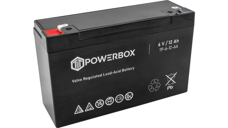 POWERBOX Akumulator VRLA AGM 6V 12Ah-84804