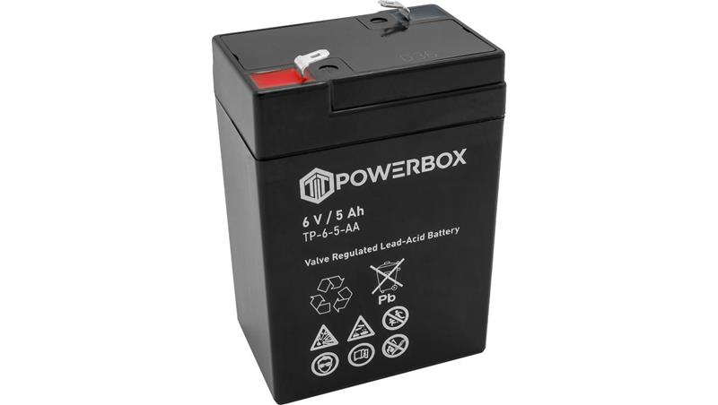 POWERBOX Akumulator VRLA AGM 6V 5Ah-84815 POWERBOX Akumulator VRLA AGM 6V 5Ah-84815