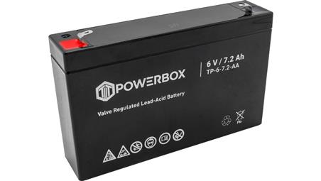 POWERBOX Akumulator VRLA AGM 6V 7,2Ah-84805