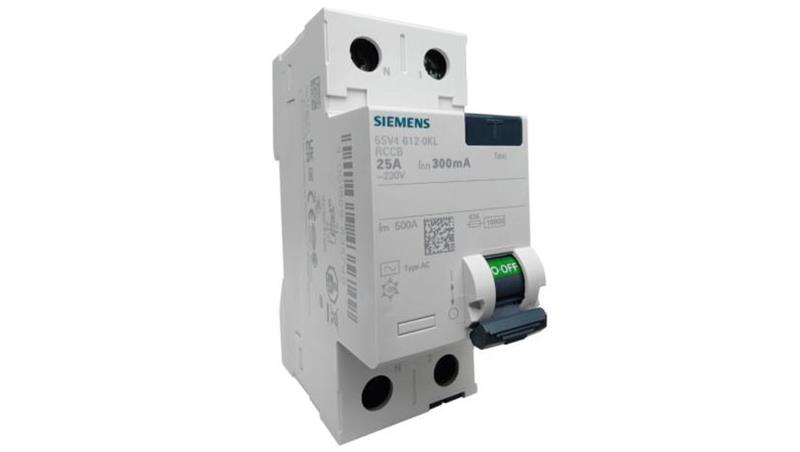 SIEMENS Wyłącznik różnicowoprądowy 25A 2P 300mA Typ AC VDE RCD 5749-85116