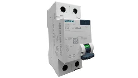 SIEMENS Wyłącznik różnicowoprądowy 25A 2P 300mA Typ AC VDE RCD 5749-85116