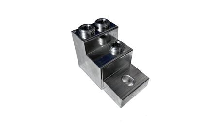 OTH301-3 Zacisk aparatowy uniwersalny, z jednym otworem montażowym 3xAl/Cu 70-300 mm2, 1250A, 1000V, MAC3301A14-84839