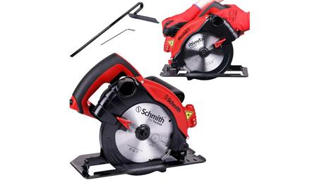 Piła tarczowa pilarka ręczna do drewna 185mm 1300W sieciowa Schmith-89035