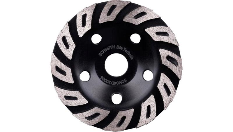 Tarcza diamentowa 125 do szlifowania betonu kamienia turbo typ U Schmith-90452
