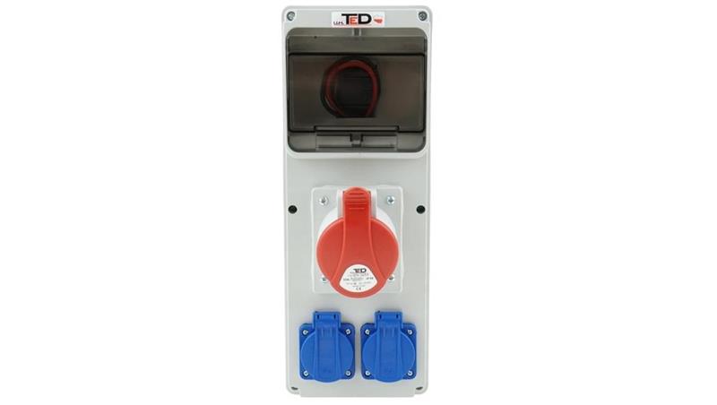 Rozdzielnica budowlana Uno 6M 32A/5P + 2Gs 230V 02.123-88390