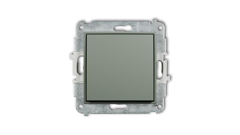 MINI Mechanizm łącznika schodowego (jeden klawisz bez piktogramu) szałwiowy 61MWP-3.1-85851 MINI Mechanizm łącznika schodowego (jeden klawisz bez piktogramu) szałwiowy 61MWP-3.1-85851