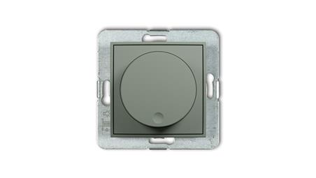 MINI Mechanizm elektronicznego regulatora oświetlenia przyciskowo-obrotowego do lamp LED szałwiowy 61MRO-2-85491