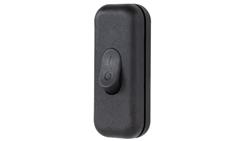 Łącznik przelotowy kołyskowy na kabel KLIK 1-biegunowy 2,5A 250 V czarny / 09045-85625