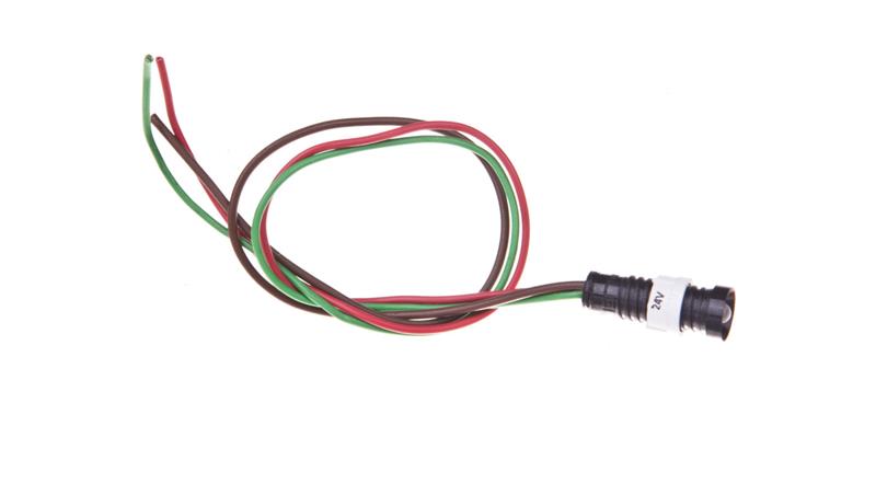 Lampka sygnalizacyjna 5mm czerwono-zielony 12-24V AC/DC KLP 5GR/24V 84405015-6638