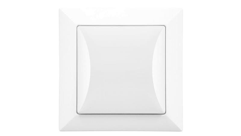 Wyłącznik podtynkowy krzyżowy, biały, Pola / 33024-85872