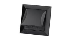 Gniazdo podtynkowe z/u IP44 p/t czarny, Pola / 33209-85981