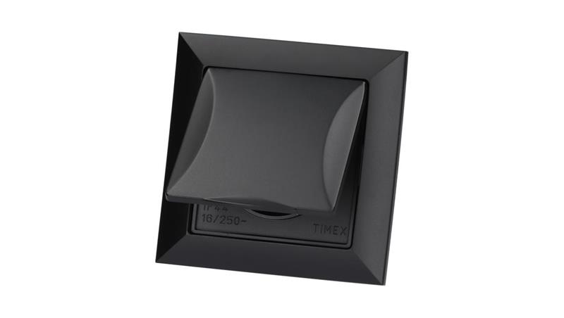 Gniazdo podtynkowe z/u IP44 p/t czarny, Pola / 33209-85981 Gniazdo podtynkowe z/u IP44 p/t czarny, Pola / 33209-85981
