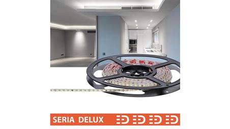 Taśma Delux 24V Slim 4mm 160led 6500K 1000lm SMD2835 (50) PL7Y-87498