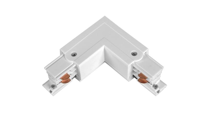 Łącznik szyny 3 fazowej Adar narożnik biały-87020