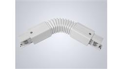 Łącznik szyny 3 fazowej giętki biały-87046