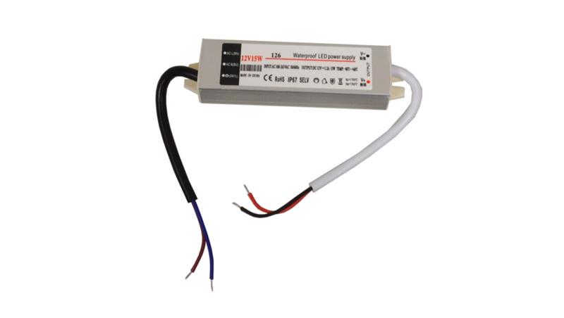 Zasilacz LED 12V 15W napięciowy IP67 aluminium E-86398