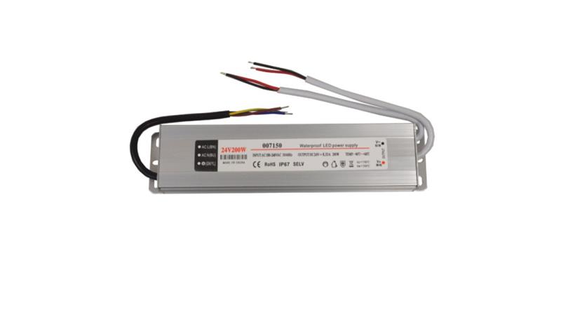 Zasilacz LED 24V 200W napięciowy IP67 aluminium-86404