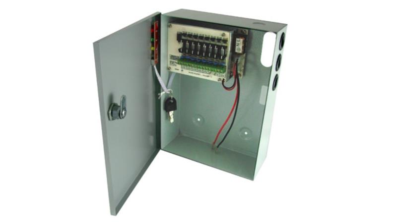 Zasilacz CCTV back up 12V-8P/5A-86410 Zasilacz CCTV back up 12V-8P/5A-86410