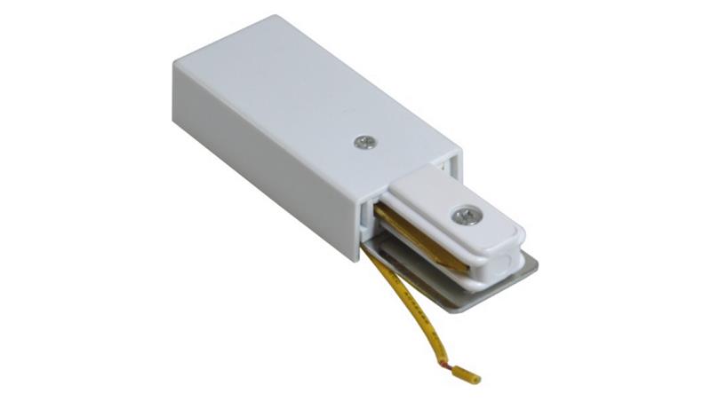 Końcówka szyny 1 fazowej Pant biała-87028