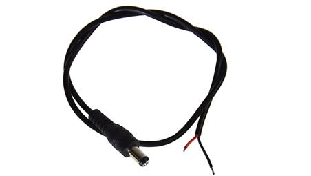 Wtyk DC 2,1/5,5 na kablu 45cm op/100-86980