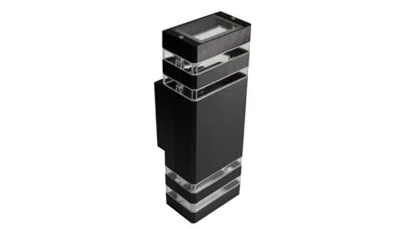Oprawa elewacyjna Santa 2x GU10 czarna-86902