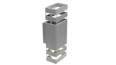Oprawa elewacyjna Santa 2x GU10 szara RAL7040-86904