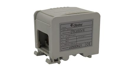 Blok dystrybucyjny DTB 2x50/3x16 - Szary-88204