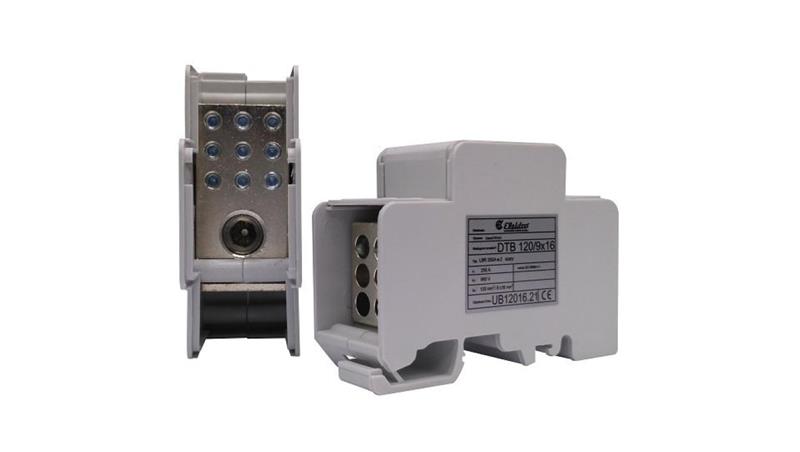Blok dystrybucyjny DTB 120/9x16 - Szary-88210 Blok dystrybucyjny DTB 120/9x16 - Szary-88210
