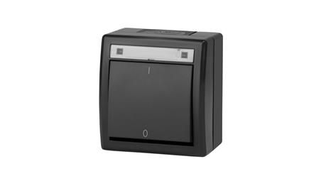 AQUANT 2K łącznik natynkowy 2-biegunowy IP55 antracytowy 5003-17-85669