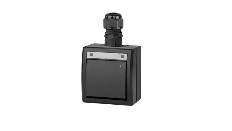 AQUANT 2K łącznik natynkowy zwierny dzwonek IP65 antracytowy 5005-67-85924