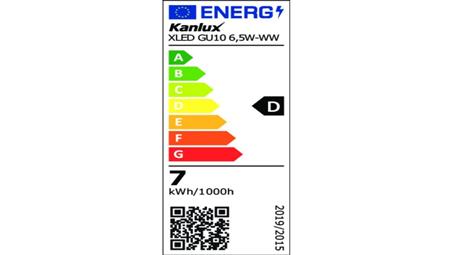 Żarówka LED GU10 XLED GU10 6,5W-WW 880lm 3000K barwa ciepła 3 lata Gwarancji 38413-86069