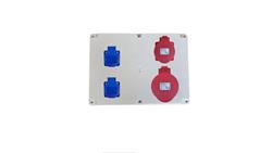 Rozdzielnica ścienna 2x230V IP44 1x16A IP44 1x32A IP44 bez kabla 40203005 29653 X-51479-0035-88495
