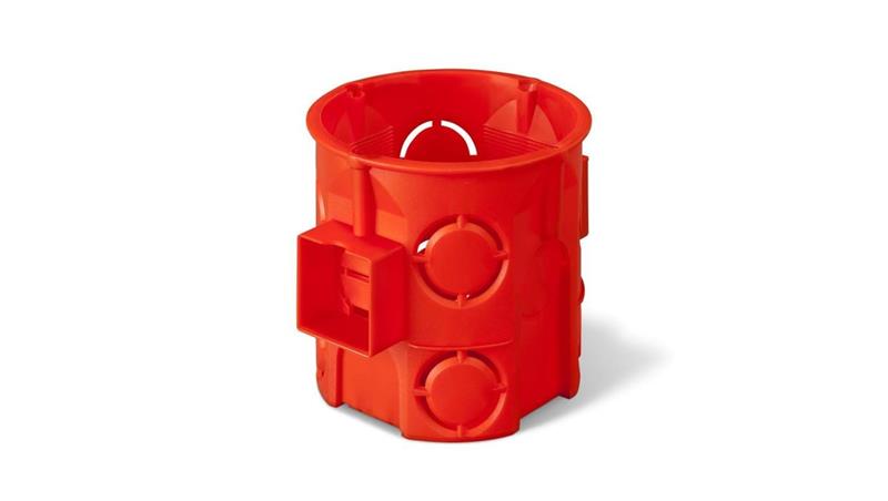 Puszka podtynkowa 60mm głęboka łączeniowa czerwona PK-60 0285-00/60szt./-75525