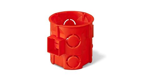 Puszka podtynkowa 60mm głęboka łączeniowa czerwona PK-60 0285-00/60szt./-75525