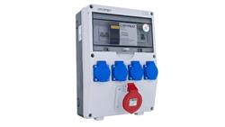 Rozdzielnica TD-S/FI 16A/5P 4x230V FR przycisk bezpieczeństwa 1482-88420