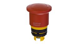 Napęd przycisku grzybkowego czerwony przez obrót M22-PVT45P 121462-14649