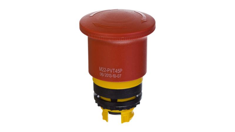 Napęd przycisku grzybkowego czerwony przez obrót M22-PVT45P 121462-14649 Napęd przycisku grzybkowego czerwony przez obrót M22-PVT45P 121462-14649