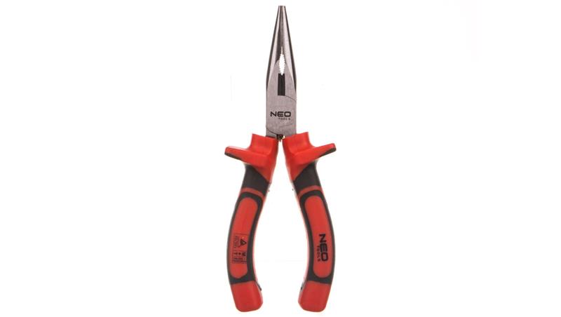 Szczypce wydłużone proste 1000V 160 mm VDE CrV, polerowane 01-063-113864