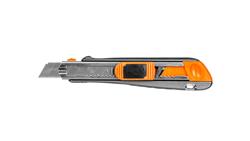 Nóż z ostrzem łamanym 18 mm metalowy korpus 63-021-112975