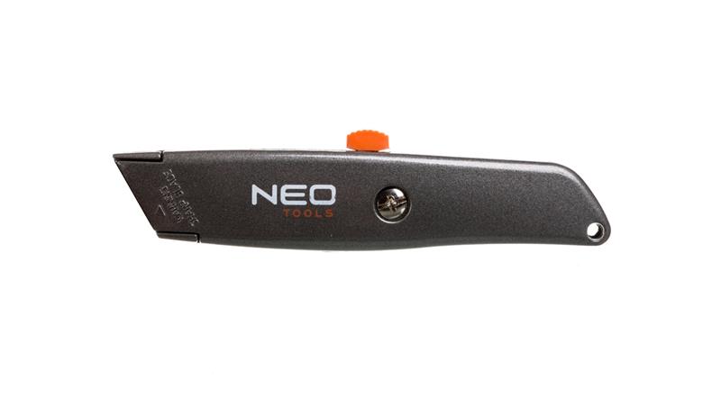 Nóż z ostrzem trapezowym metalowy korpus 63-702-112984 Nóż z ostrzem trapezowym metalowy korpus 63-702-112984