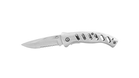 Nóż uniwersalny ostrze 80mm blokada ostrza metalowy korpus składany 98Z105-113042