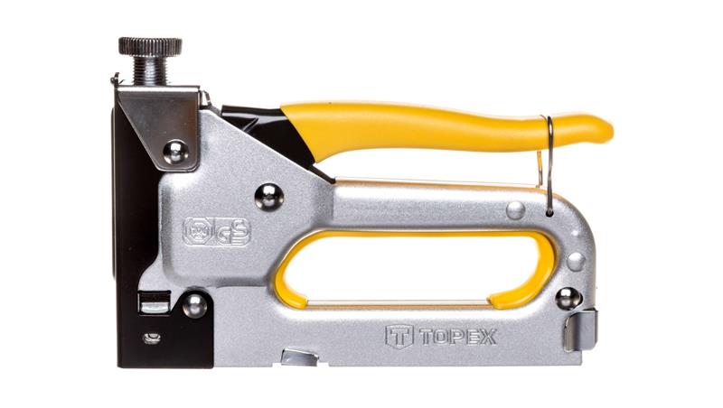 Zszywacz tapicerski 6-14mm zszywki J metalowa obudowa z regulacją siły wbijania 41E906-114577