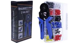 Zaciskarka do tulejek izolowanych i nieizolowanych z zestawem tulejek 1200 sztuk / 0,25-10 mm2 / Z-64-SET-113185
