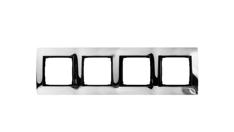 Simon 54 Premium Ramka poczwórna metalowa chrom DR4/63-36973 Simon 54 Premium Ramka poczwórna metalowa chrom DR4/63-36973
