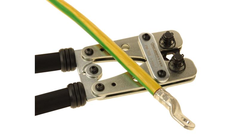 Praska mechaniczna do końcówek kablowych 6-70 / zaciskarka do kabli 6-70mm2 / Praska 6-10-16-25-35-50-70 / PM-70B-113214