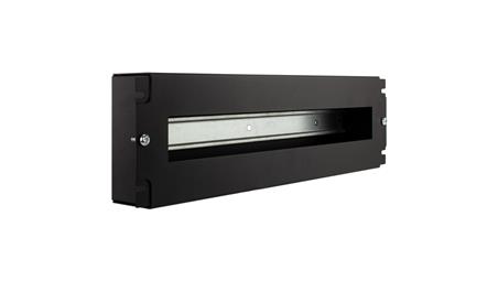 Panel dystrybucji napięć TS-35 RACK 19 cali 3U czarny-111685