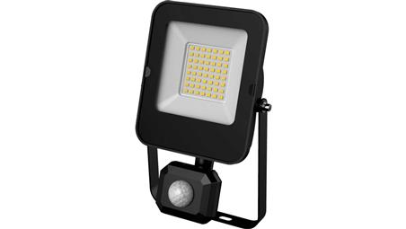 Projektor Naświetlacz LED 30W 3000lm 4000K/neutralna IP44 z czujnikiem ruchu PIR czarny ALFA PIR SMD 30W NW GXLR055-111628