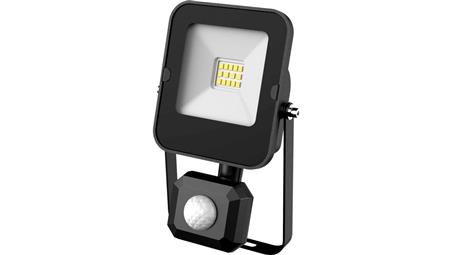 Projektor Naświetlacz LED 10W 1000lm 6000K/chłodna IP44 z czujnikiem ruchu PIR czarny ALFA PIR SMD 10W CW GXLR050-111649