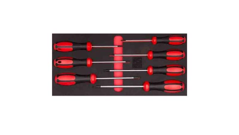 Zestaw wkrętaków, 7 szt. F99-E0705, RS PRO-114279 Zestaw wkrętaków, 7 szt. F99-E0705, RS PRO-114279